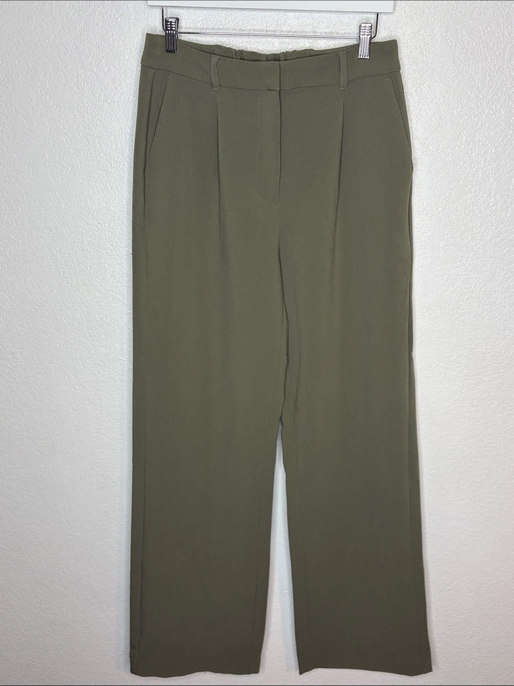 Old Navy Green Extra High Rise Taylor Wide Leg Trousers Size Medium Tall